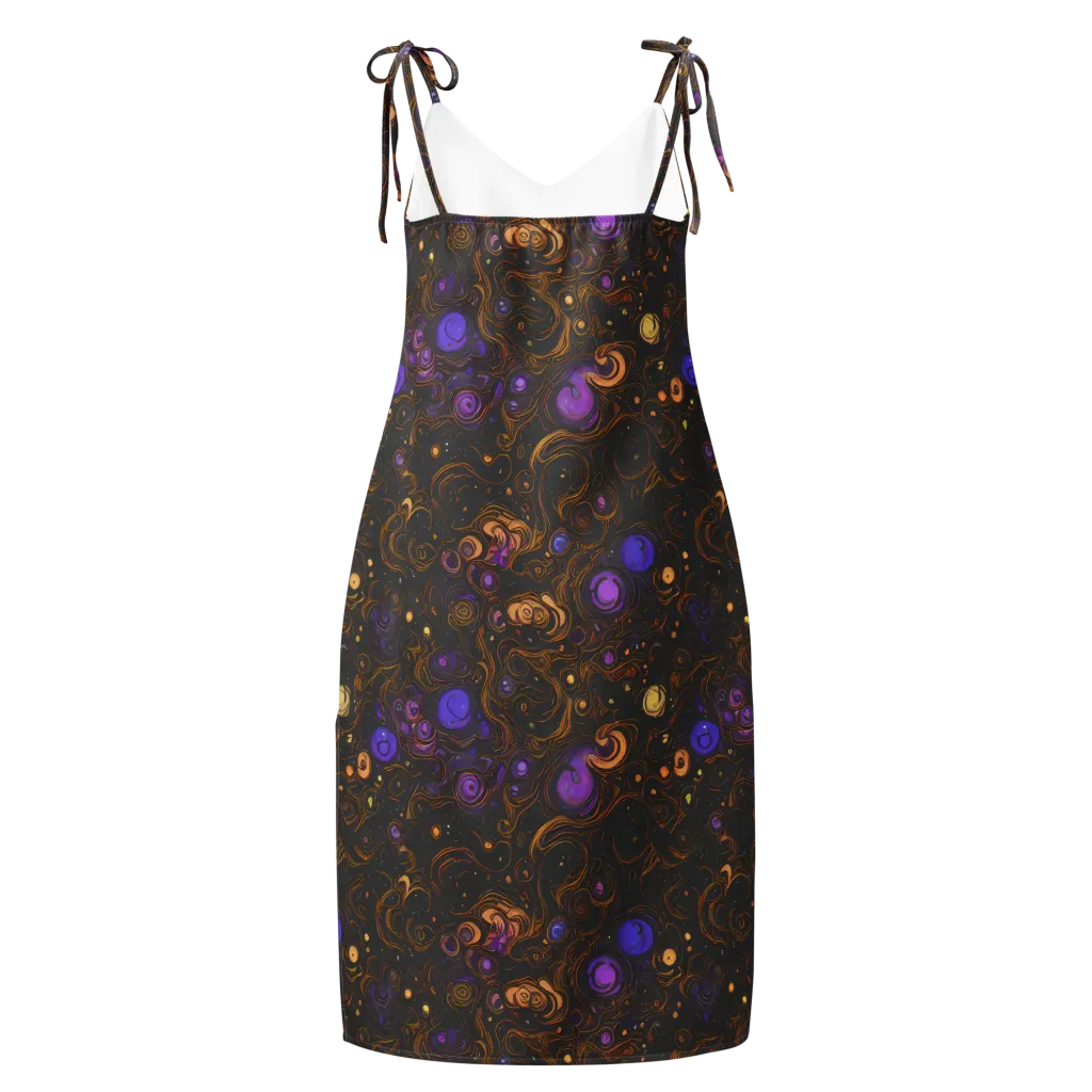 Gilded Gravity on Slip Dress — Back