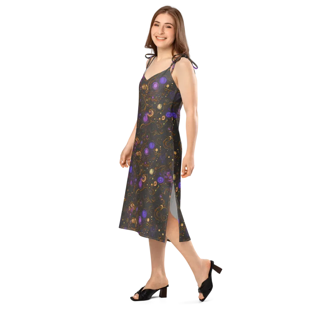Gilded Gravity on Slip Dress — Left Front