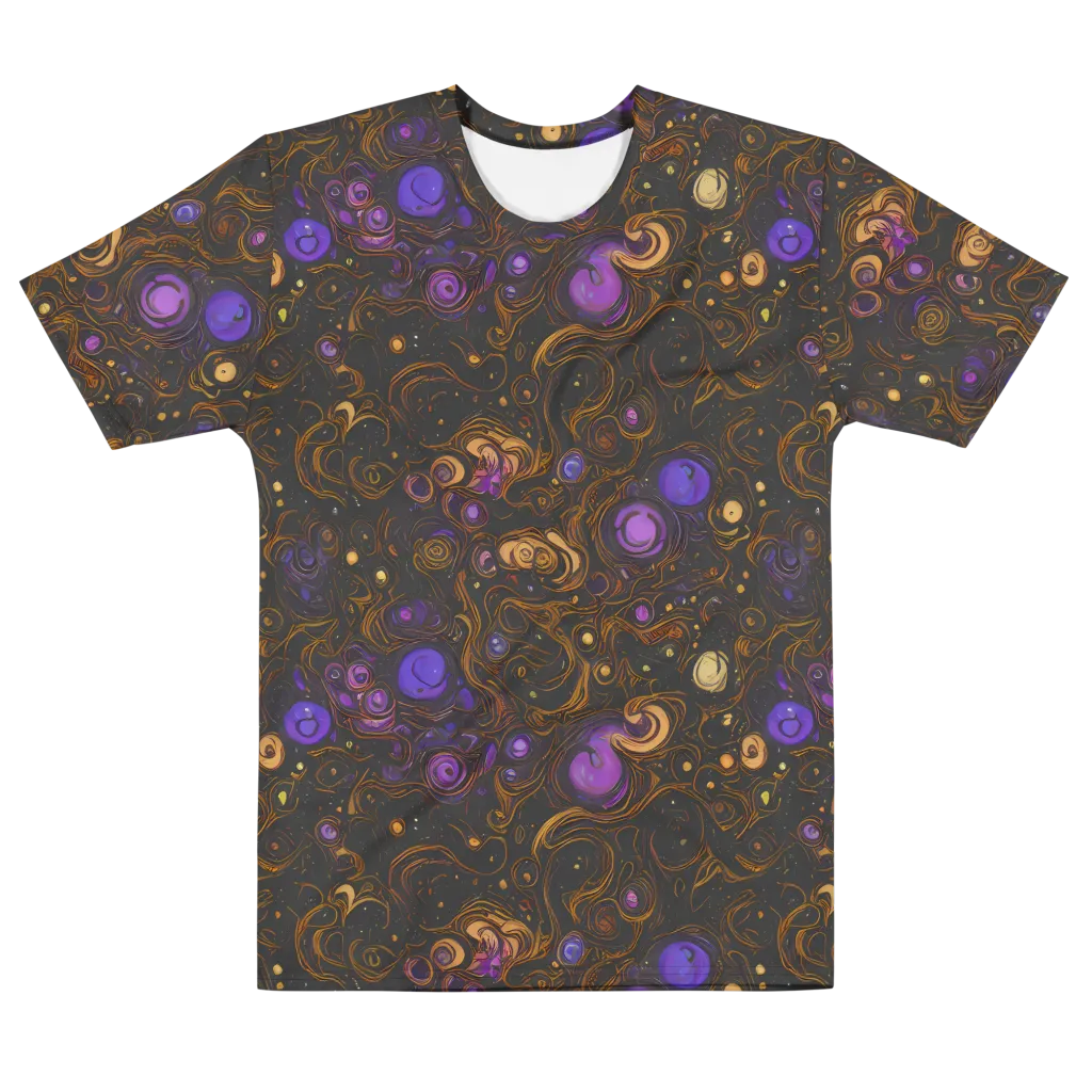 Gilded Gravity on Men's Cotton Crew Neck T-Shirt — Front