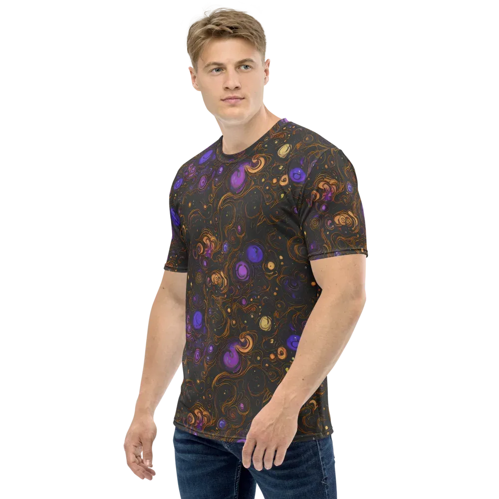 Gilded Gravity on Men's Crew Neck T-Shirt — Left