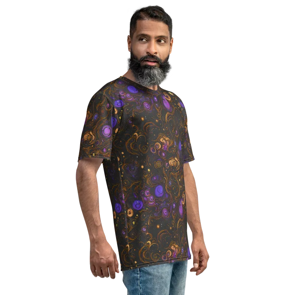 Gilded Gravity on Men's Crew Neck T-Shirt — Right