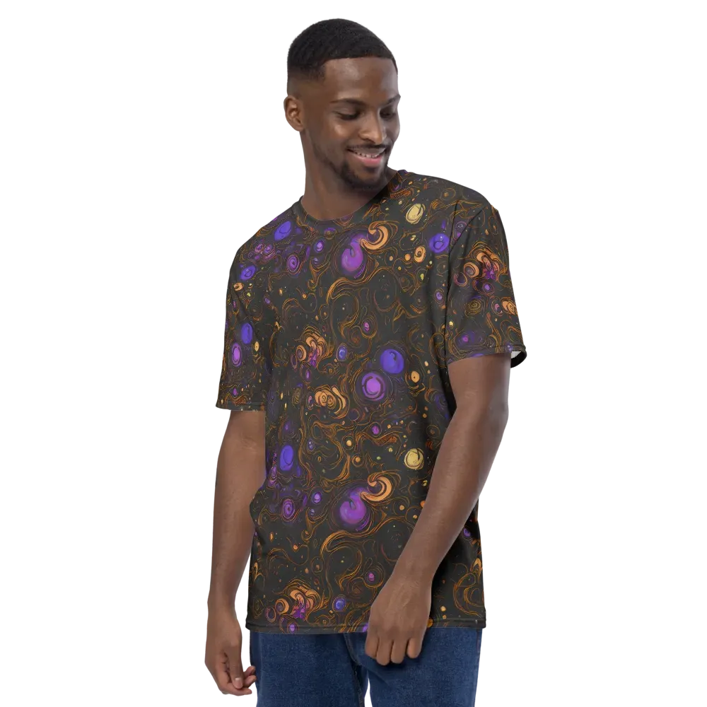 Gilded Gravity on Men's Crew Neck T-Shirt — Left