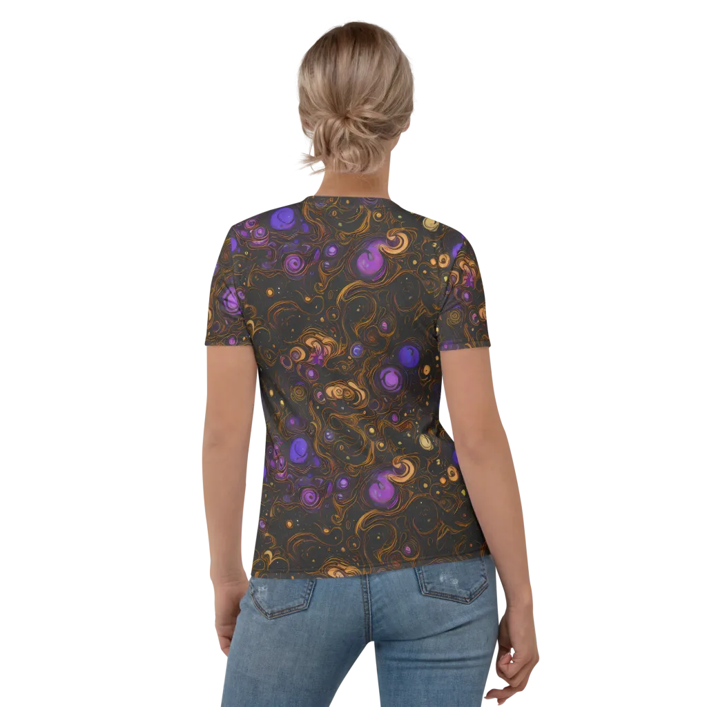 Gilded Gravity on Women's Crew Neck T-Shirt — Back