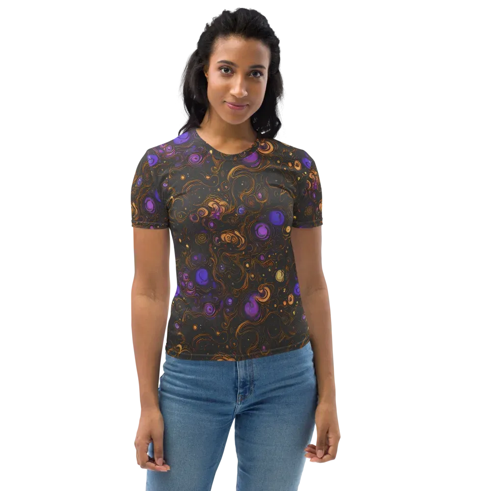 Gilded Gravity on Women's Crew Neck T-Shirt — Front