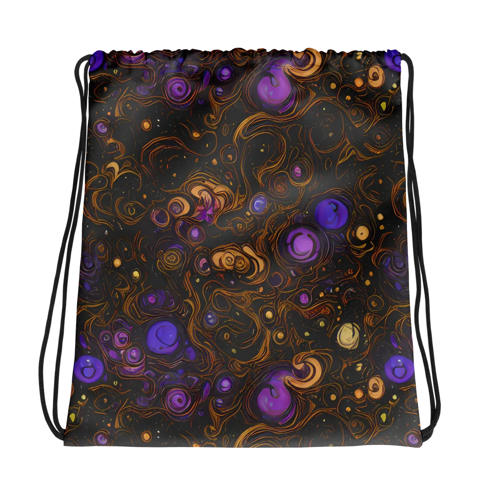 Gilded Gravity on Drawstring Bag — Photo