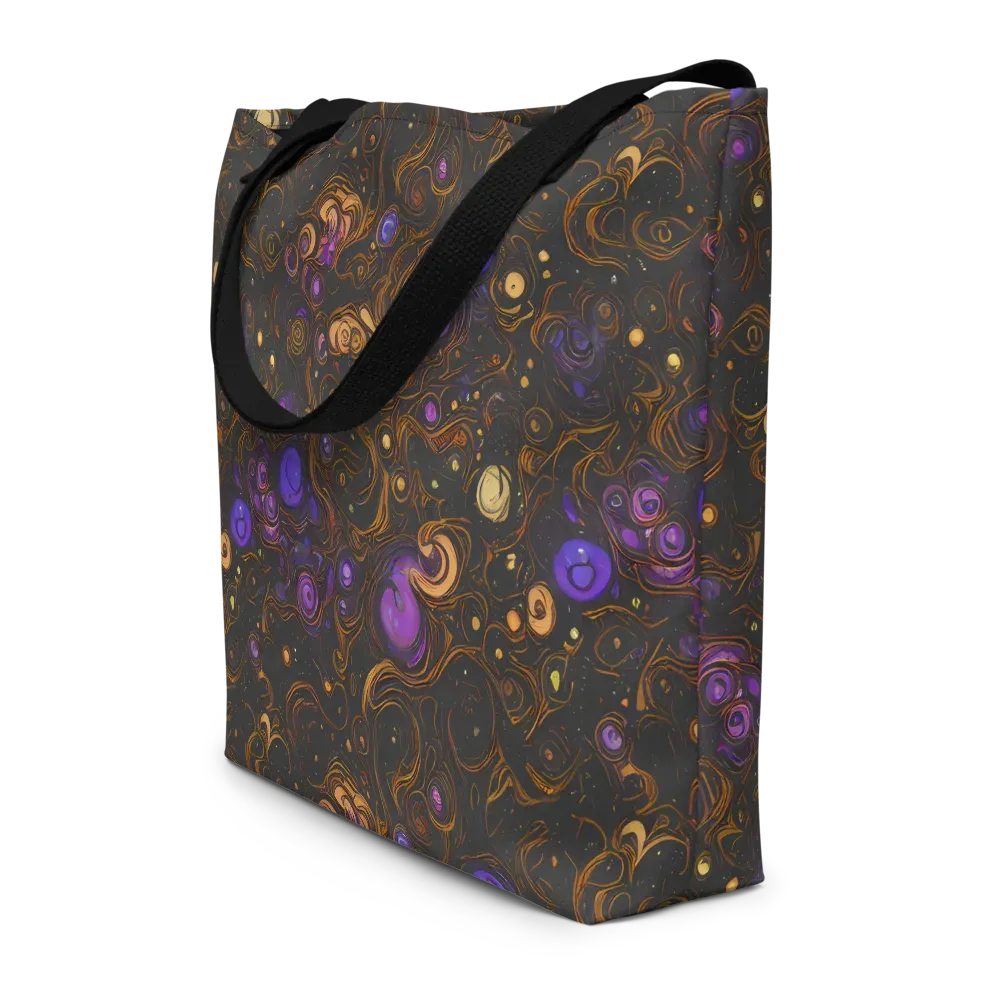 Gilded Gravity on Large Tote Bag W/ Pocket — Front