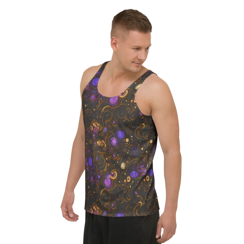 Gilded Gravity on Men's Tank Top — Left Front