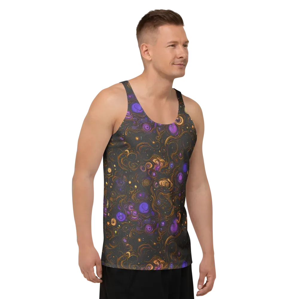 Gilded Gravity on Men's Tank Top — Right Front