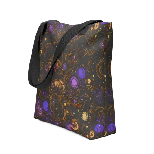 Gilded Gravity on a Tote Bag