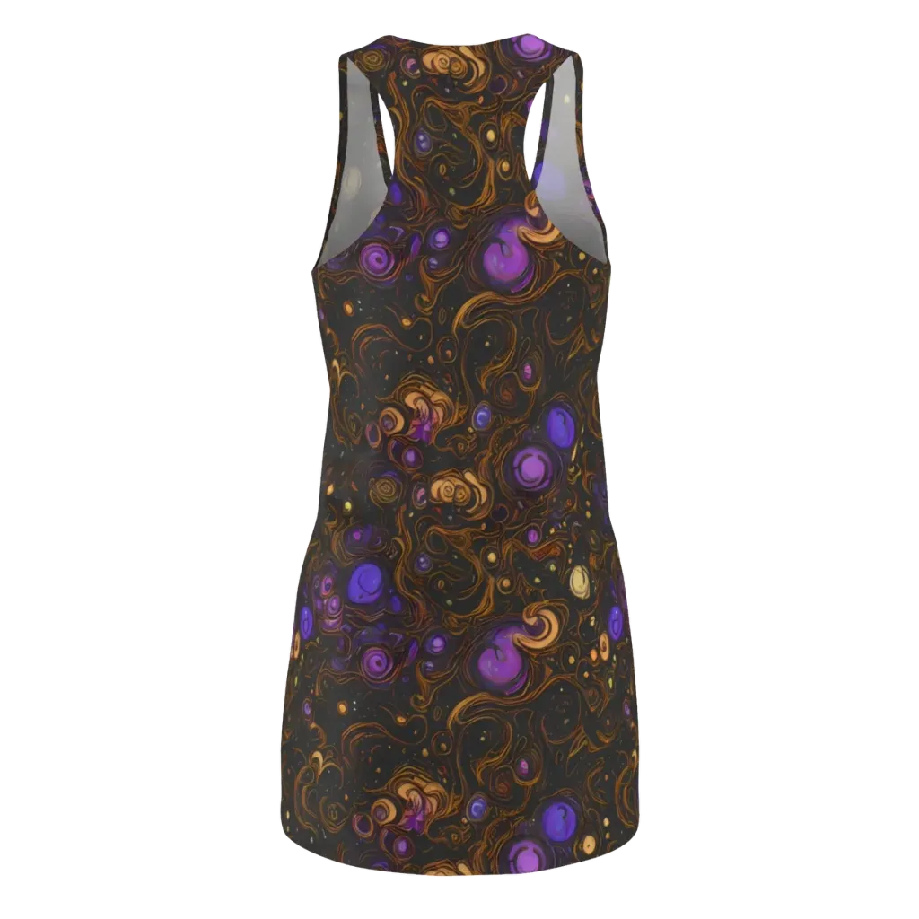 Gilded Gravity on Racerback Dress — Back
