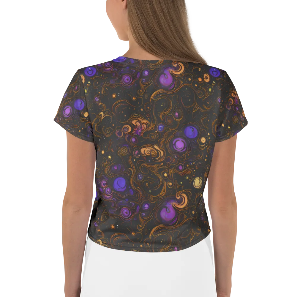 Gilded Gravity on Crop Tee — Back