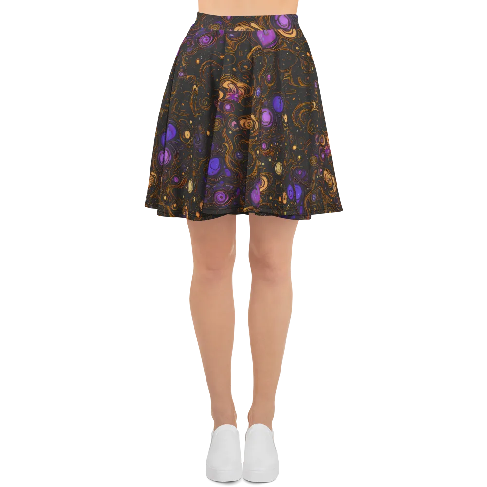 Gilded Gravity on Skater Skirt — Front