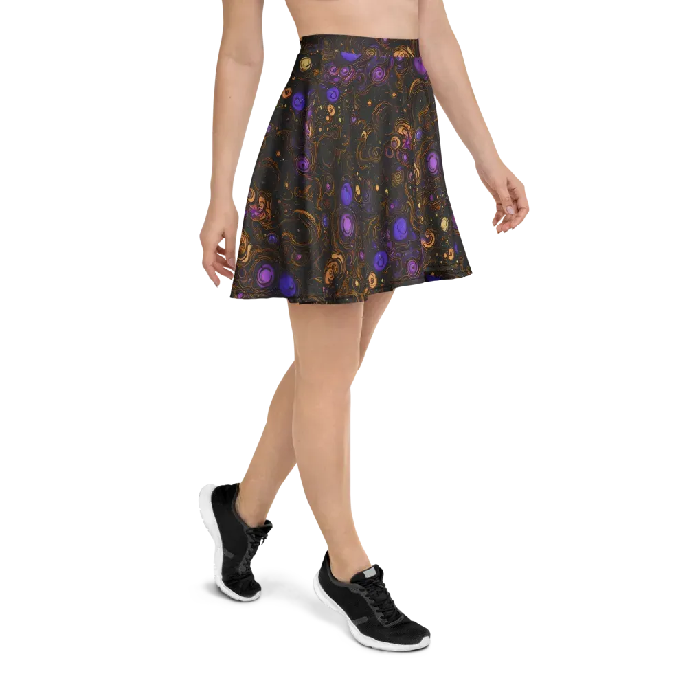 Gilded Gravity on Skater Skirt — Right