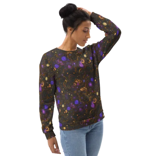 Gilded Gravity on a Sweatshirt