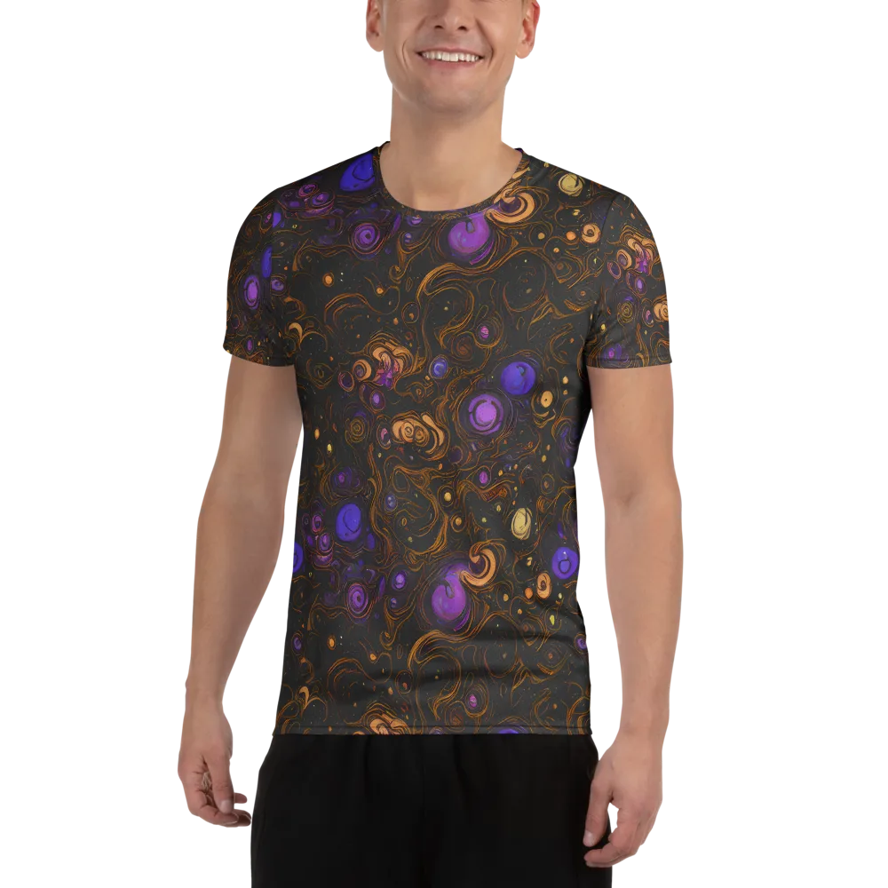 Gilded Gravity on Men's Athletic T-Shirt — Front