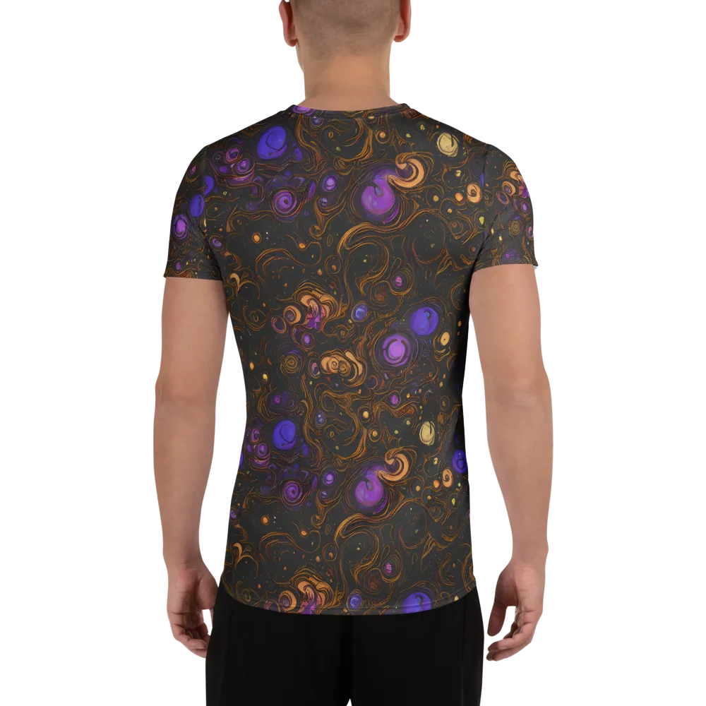 Gilded Gravity on Men's Athletic T-Shirt — Back