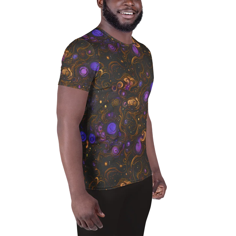 Gilded Gravity on Men's Athletic T-Shirt — Right