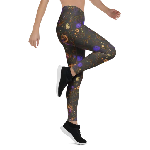 Gilded Gravity on a Leggings