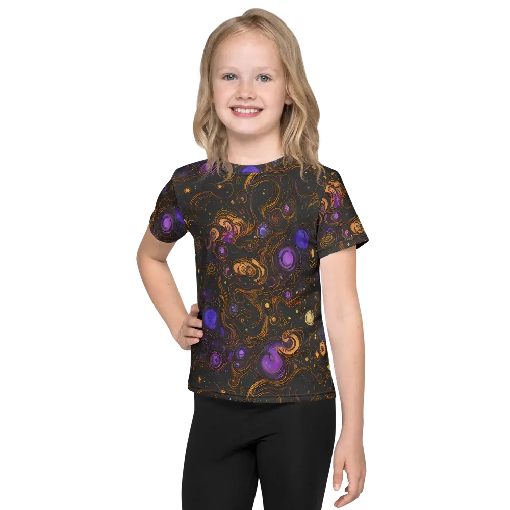 Gilded Gravity on Kids Crew Neck T-Shirt — Front