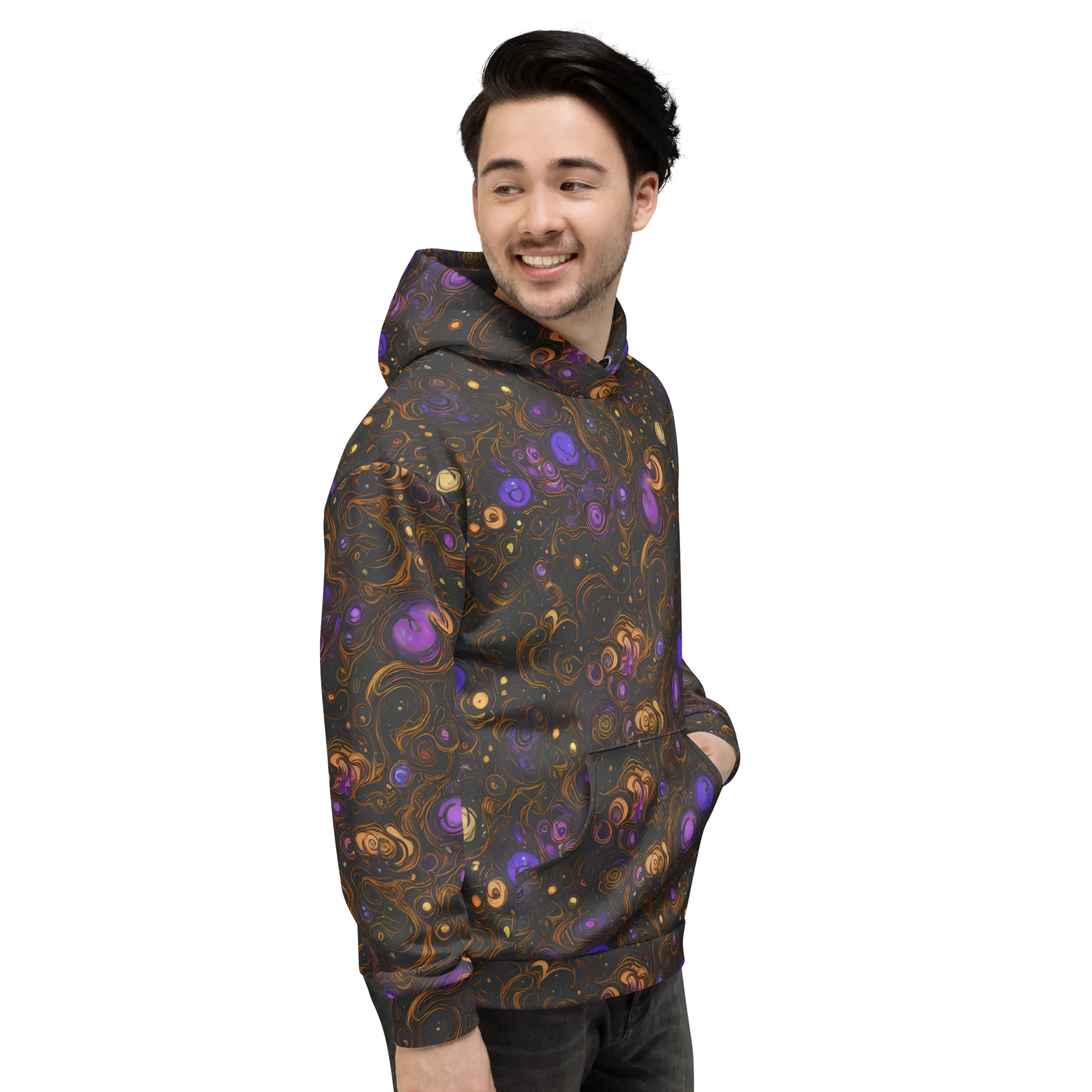 Gilded Gravity on Hoodie — Right
