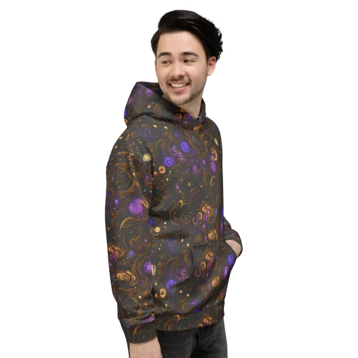 Gilded Gravity on a Hoodie