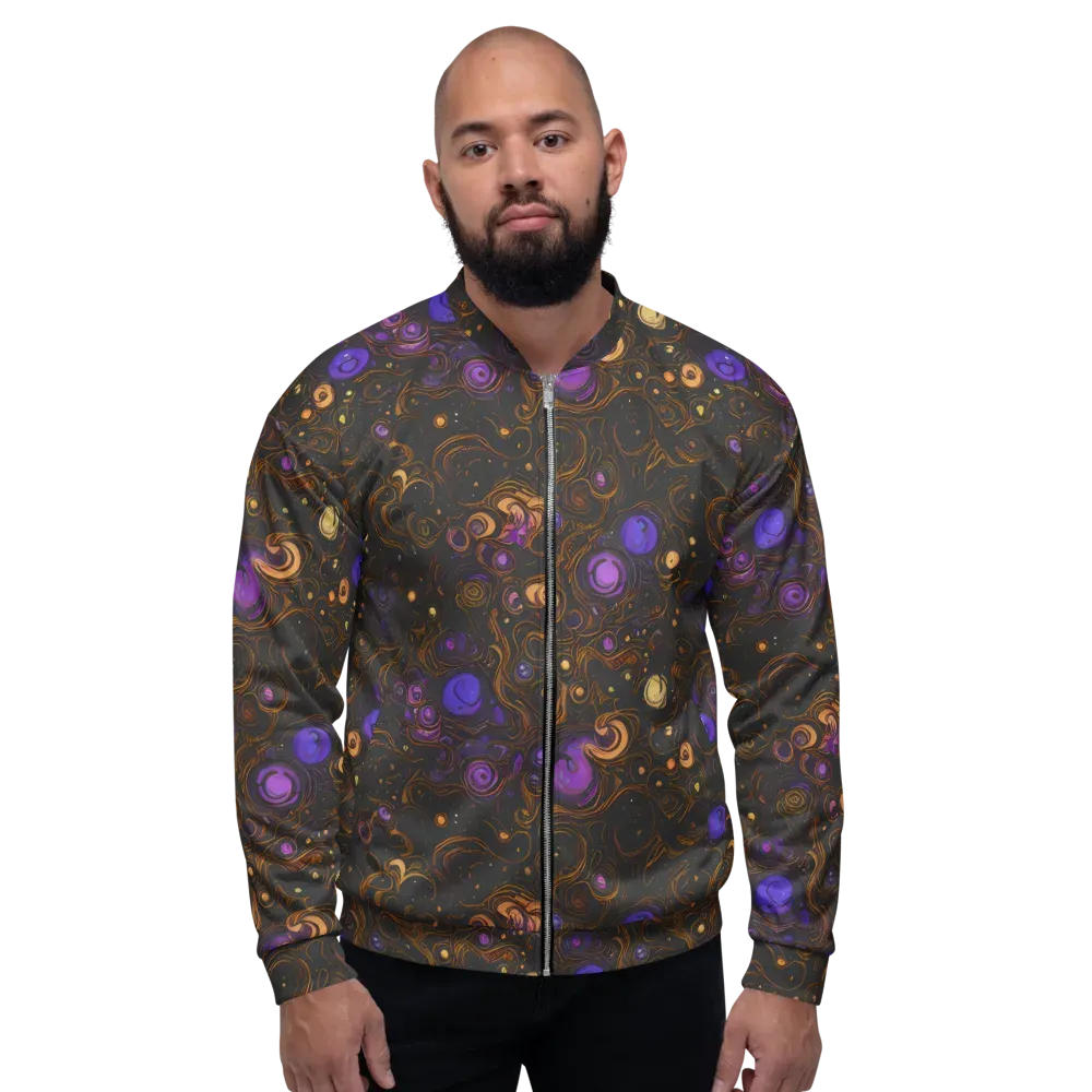 Gilded Gravity on Bomber Jacket — Front