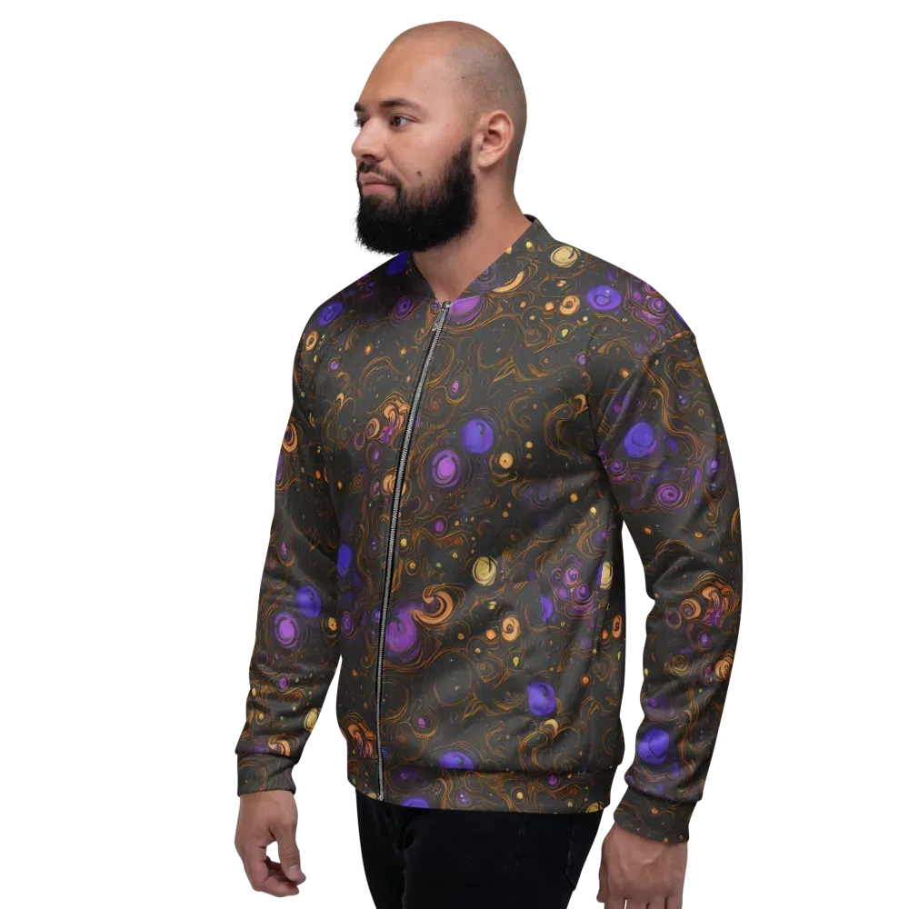 Gilded Gravity on Bomber Jacket — Left