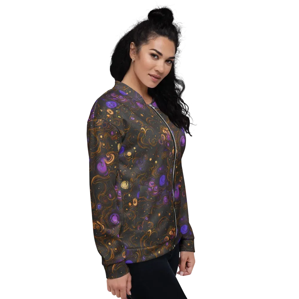 Gilded Gravity on Bomber Jacket — Right
