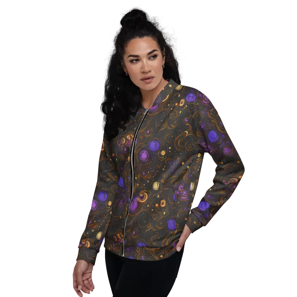 Gilded Gravity on Bomber Jacket — Left