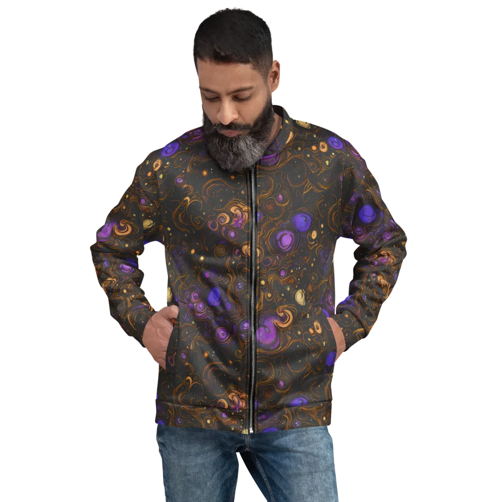 Gilded Gravity on Bomber Jacket — Front