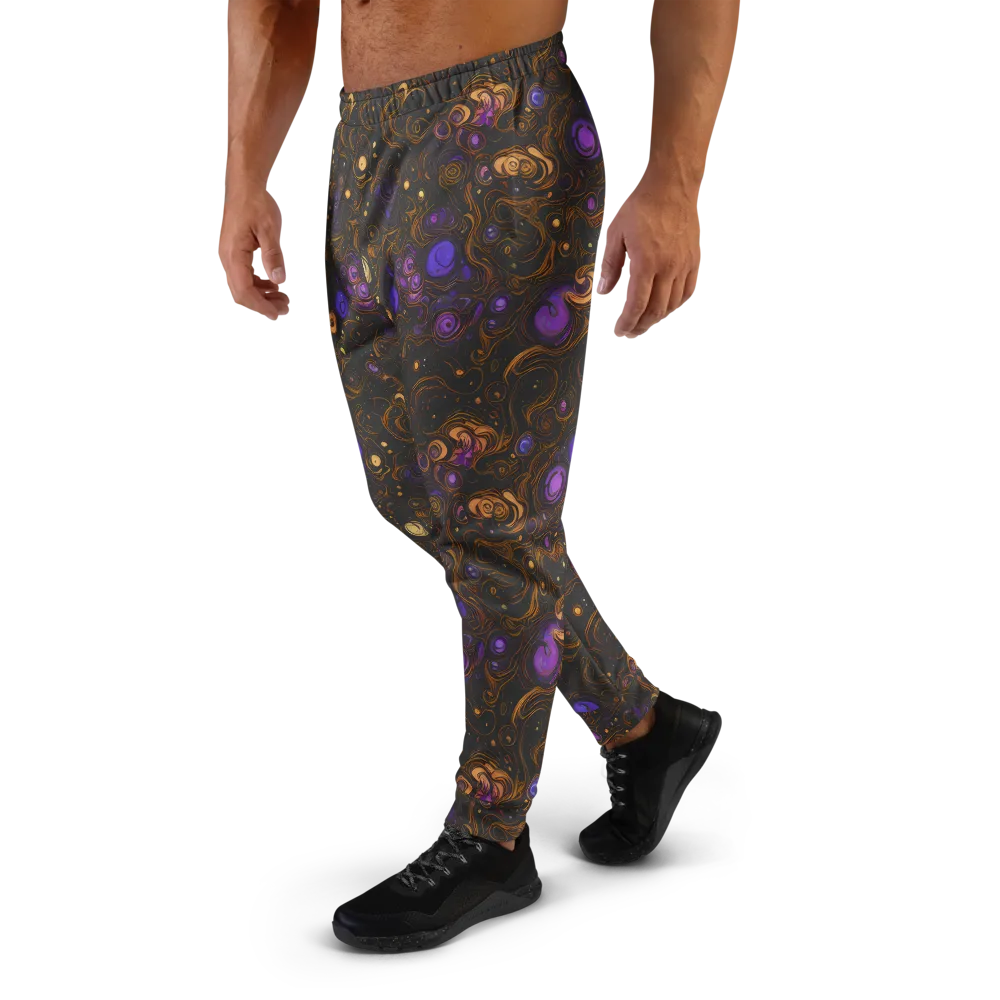 Gilded Gravity on Men's Joggers — Left
