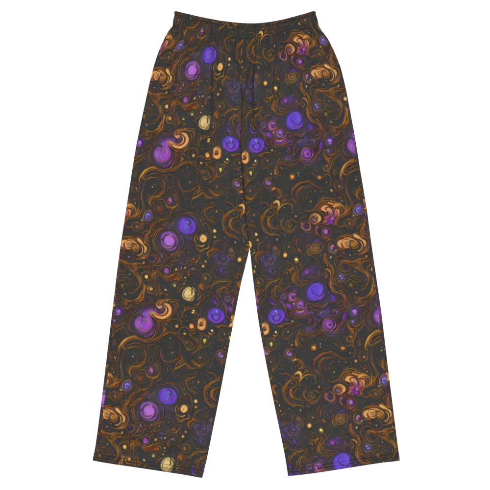 Gilded Gravity on Wide-Leg Pants — Front