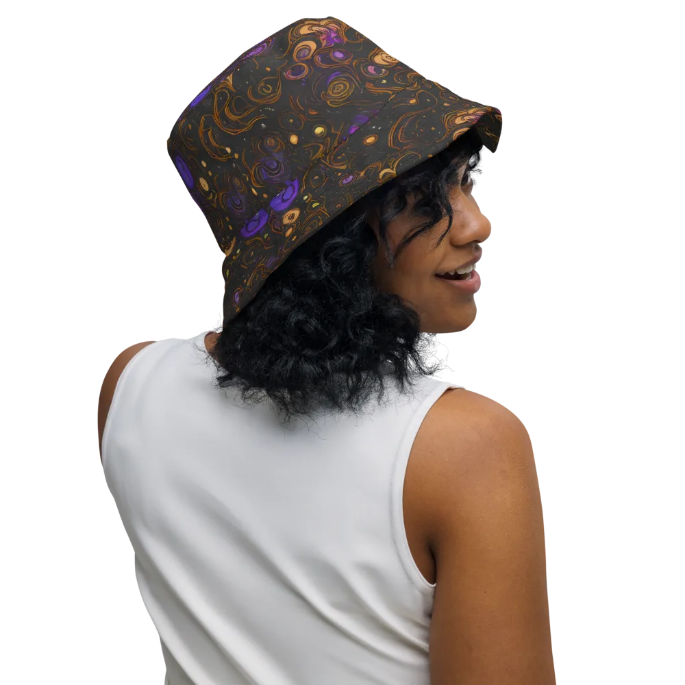 Gilded Gravity on Reversible Bucket Hat — Right Outside