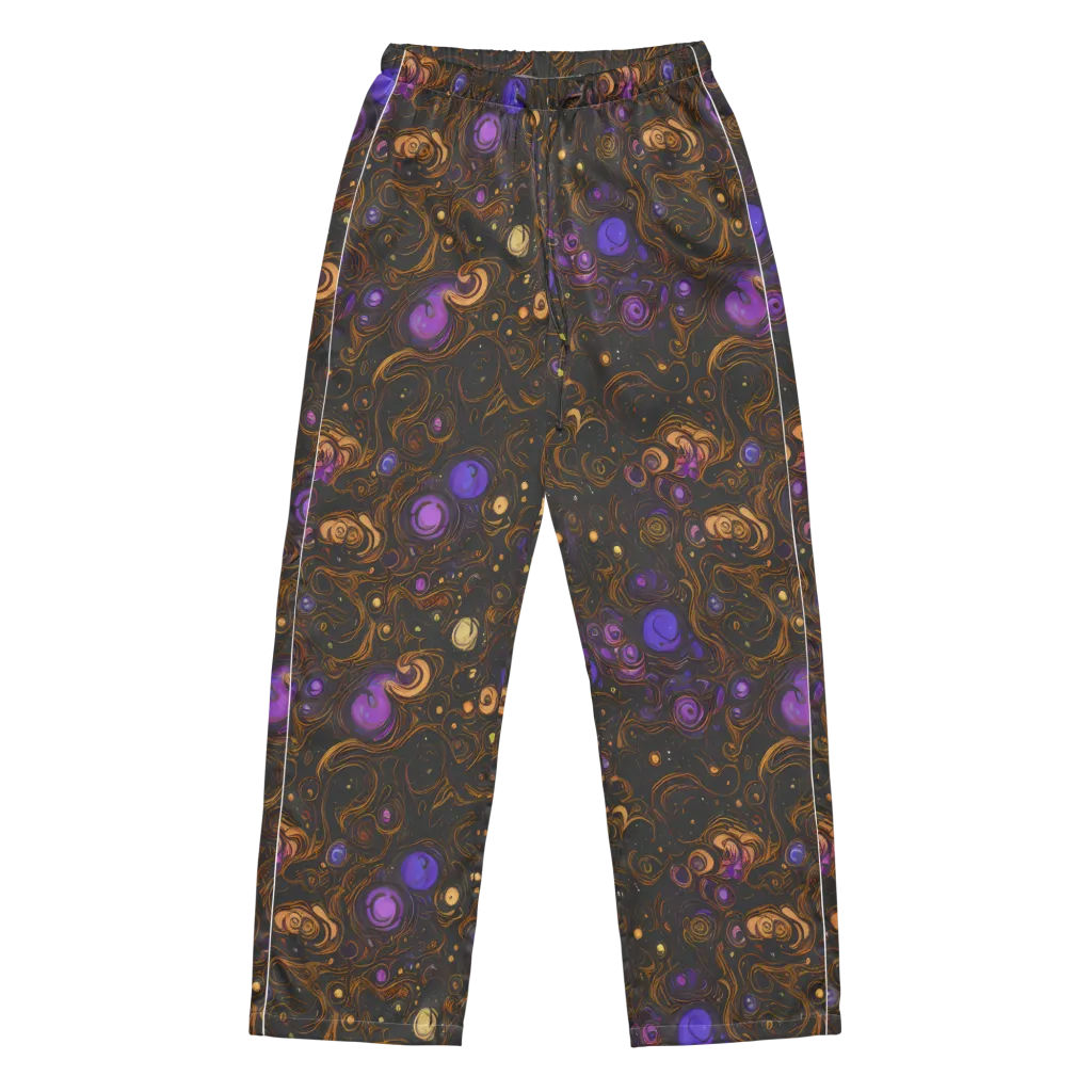 Gilded Gravity on Women's Pajama Pants — Front