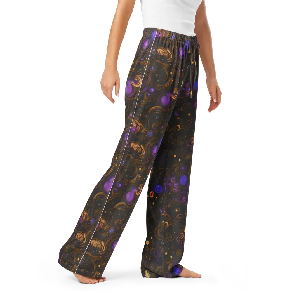 Gilded Gravity on Women's Pajama Pants — Right Front