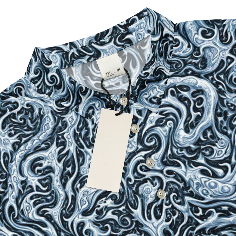 Midnight Arabesque on Men's Slim Fit Polo Shirt — Product details