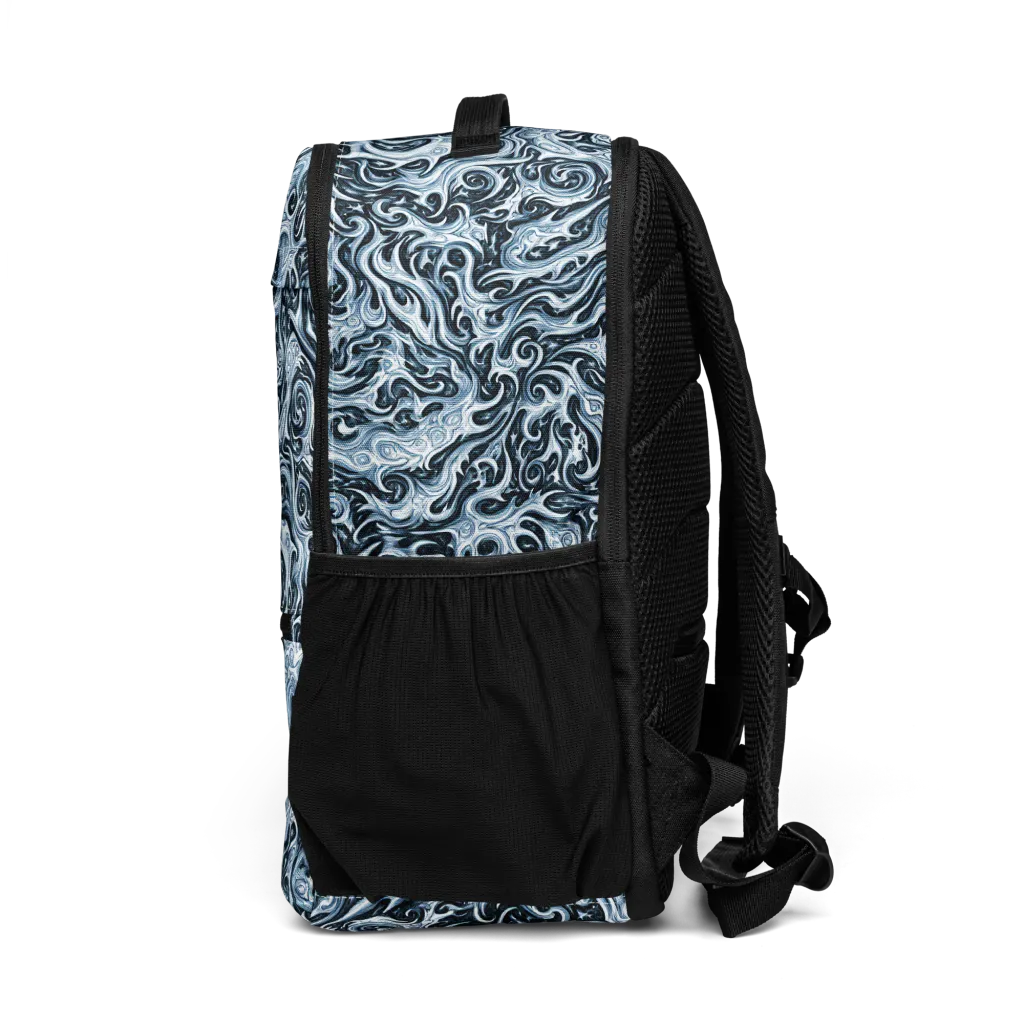 Midnight Arabesque on Utility Backpack — Left