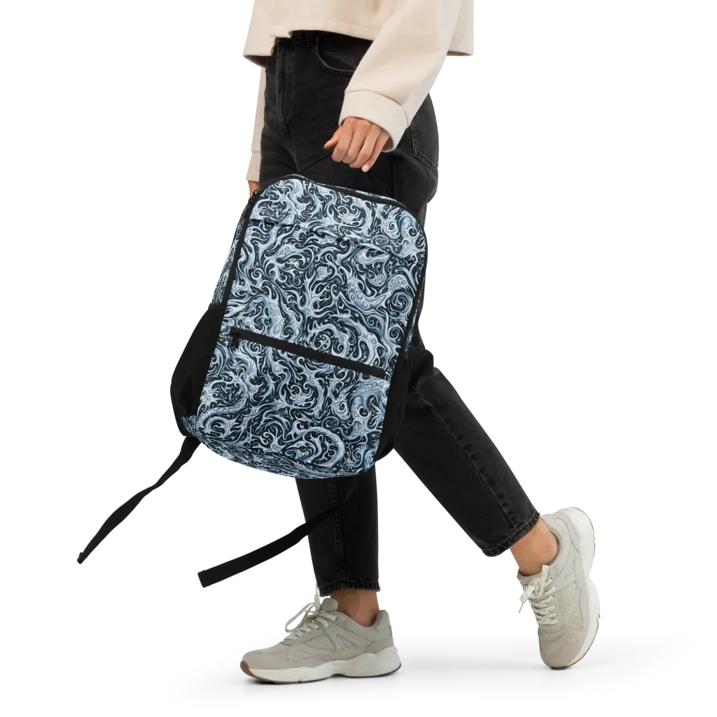Midnight Arabesque on Utility Backpack — Front