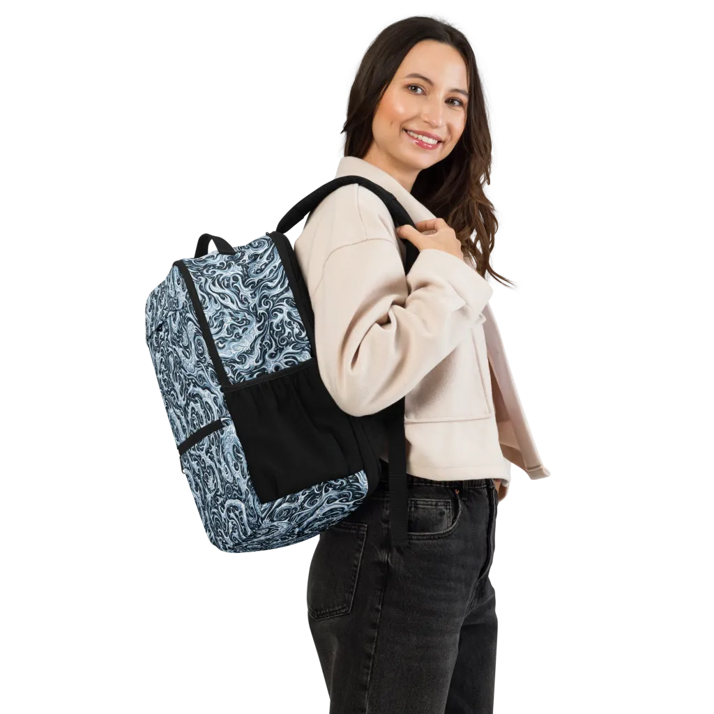 Midnight Arabesque on Utility Backpack — Right