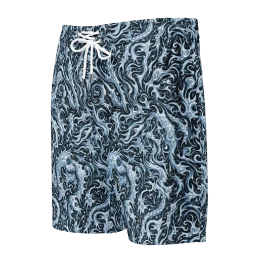 Midnight Arabesque on a Men's Board Shorts