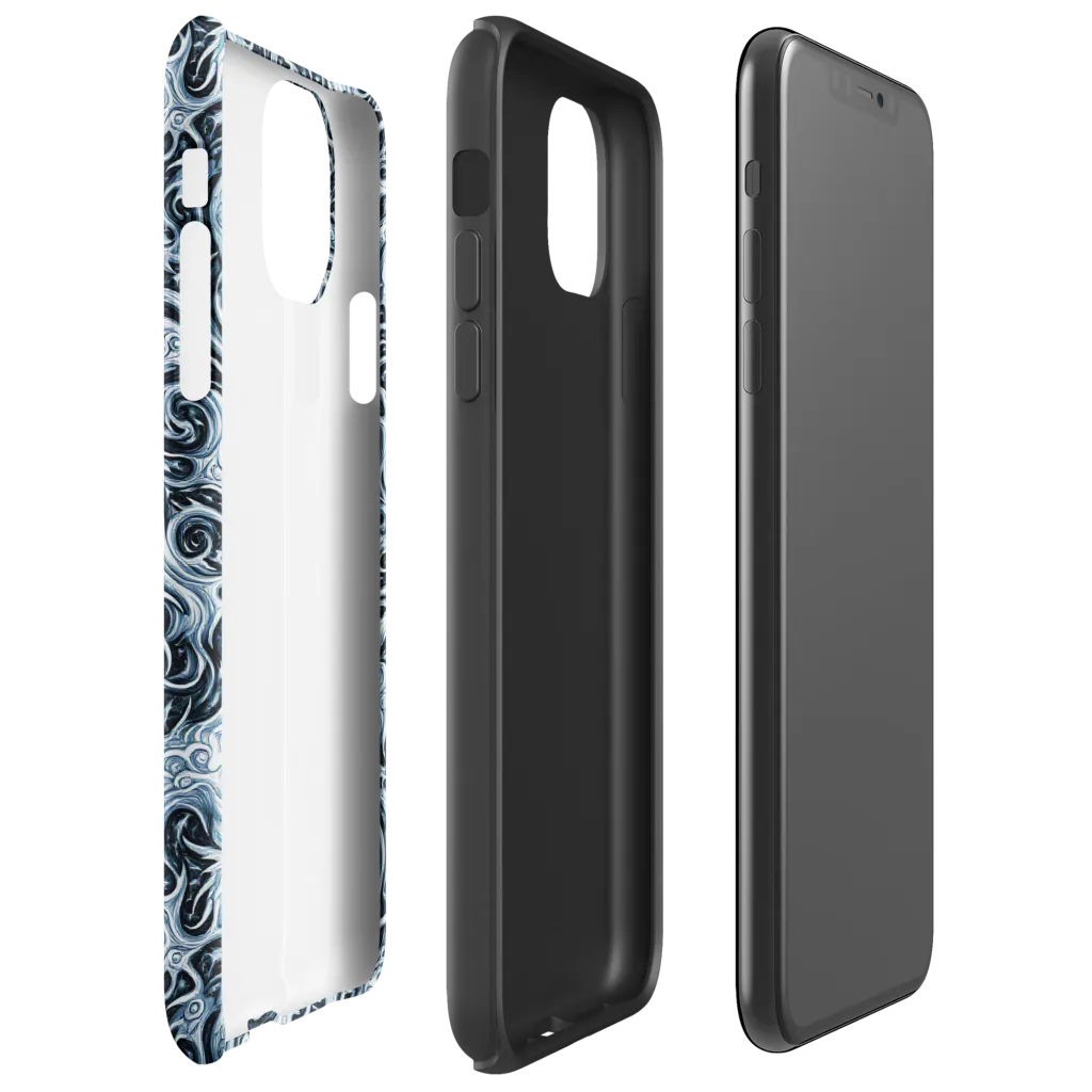Midnight Arabesque on Tough Case for iPhone® — Right