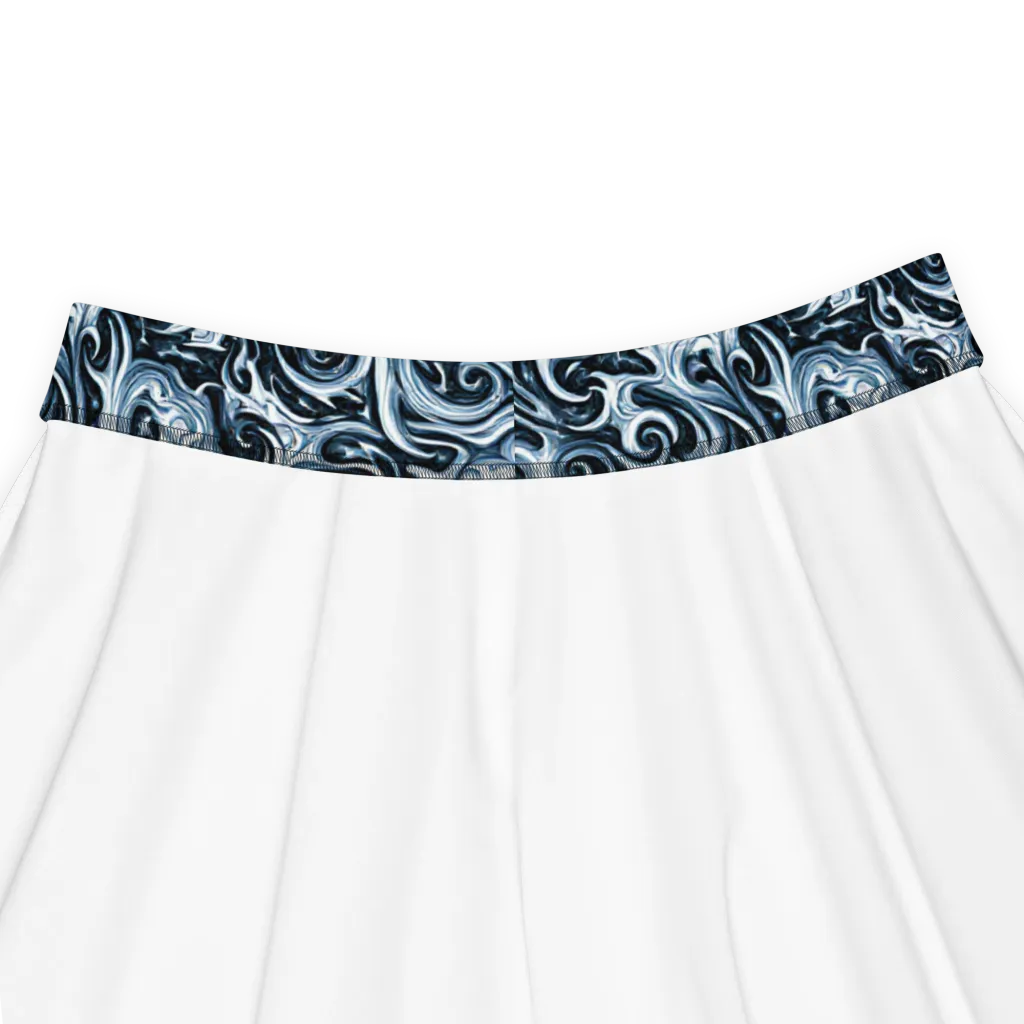 Midnight Arabesque on Skater Skirt — Product details