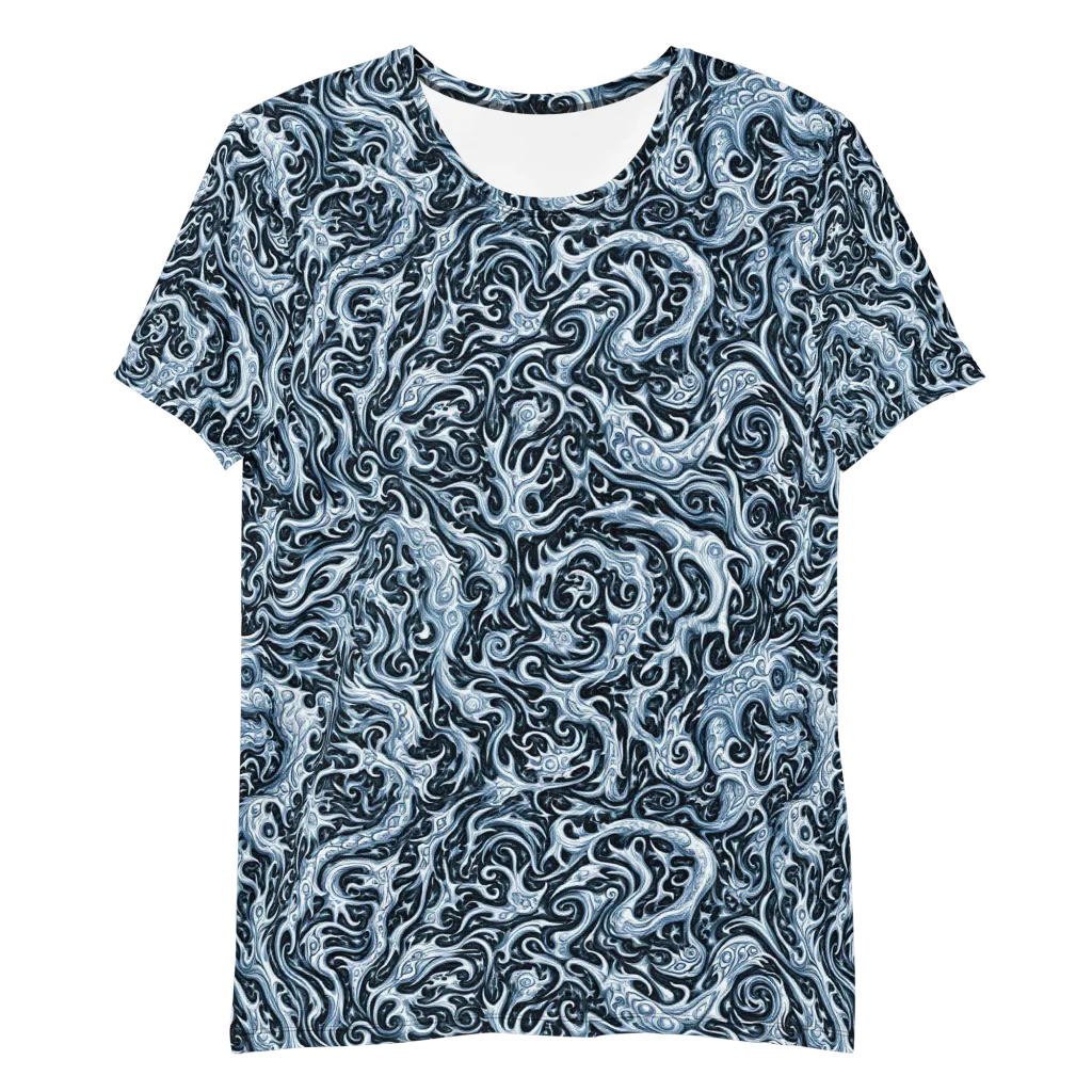 Midnight Arabesque on Men's Athletic T-Shirt — Front