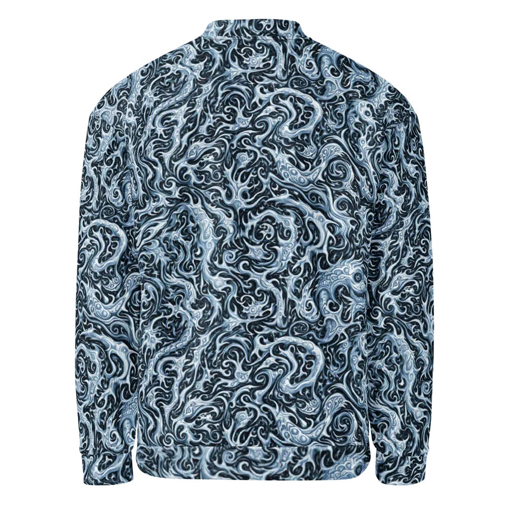 Midnight Arabesque on Bomber Jacket — Back