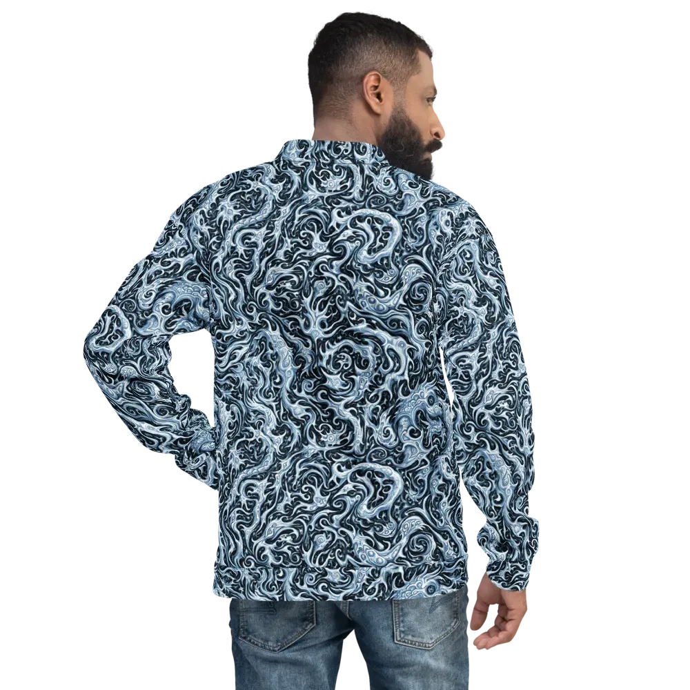 Midnight Arabesque on Bomber Jacket — Back