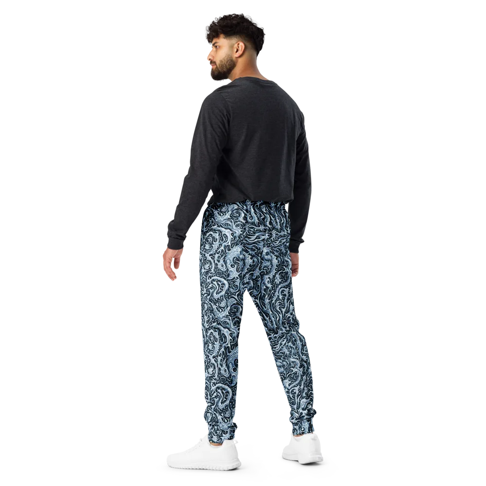 Midnight Arabesque on Men's Joggers — Back