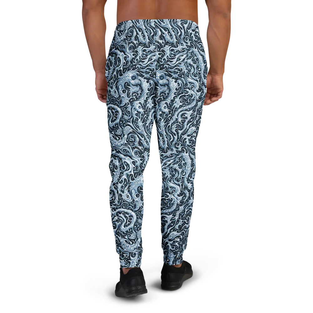 Midnight Arabesque on Men's Joggers — Back