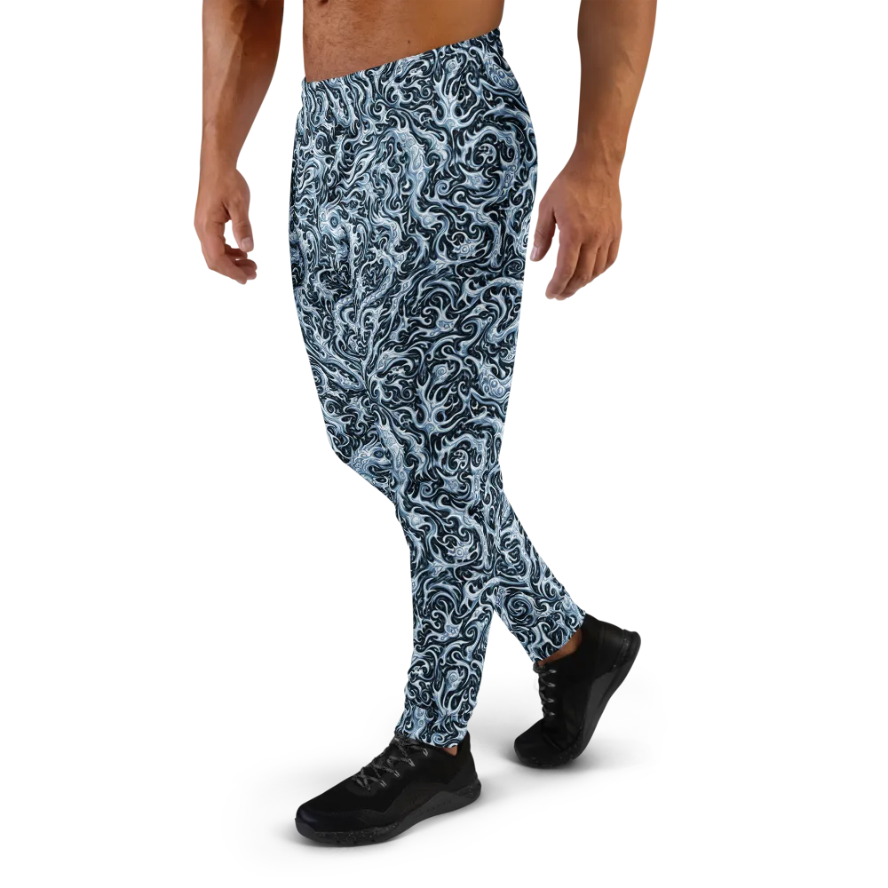 Midnight Arabesque on Men's Joggers — Left
