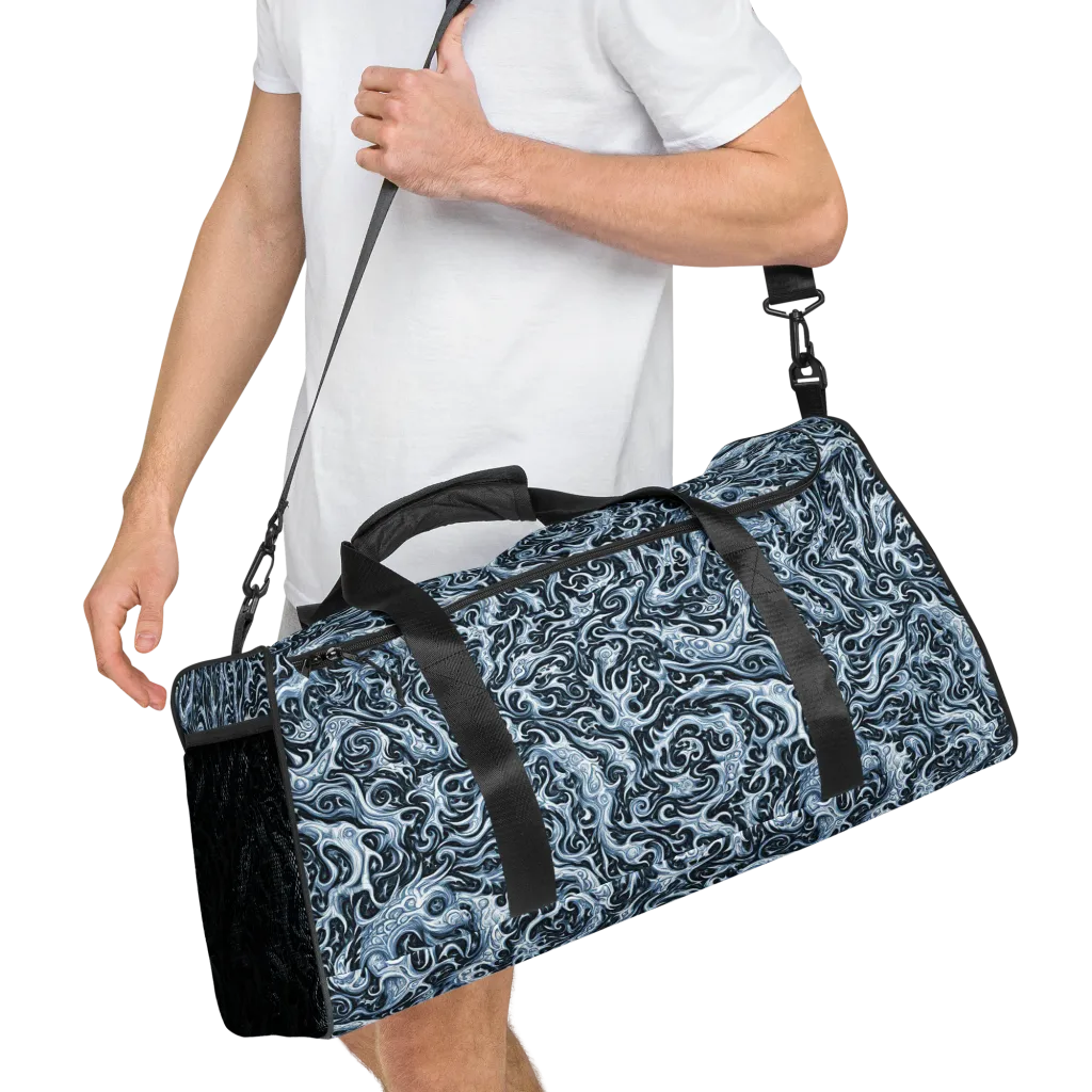 Midnight Arabesque on Duffle Bag — Right Front