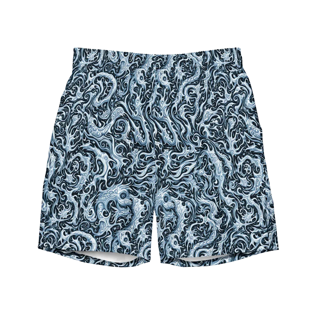 Midnight Arabesque on Swim Trunks — Front